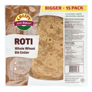 Crispy Whole Wheat Roti 15pcs