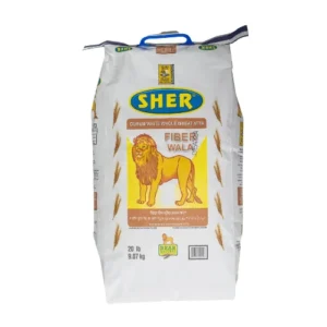 SHER WHITE FIBER WALA ATTA 20LB