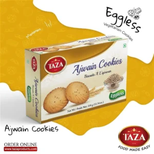 Taza Eggless Ajwain Cookies 350g